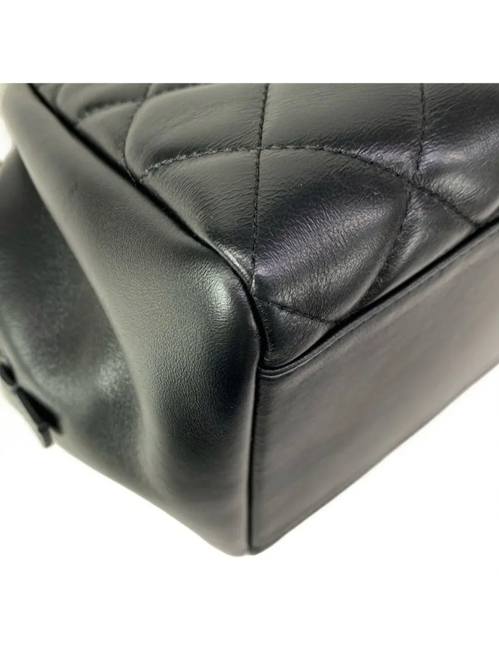 Chanel Shoulder Bag Small Black Lambskin